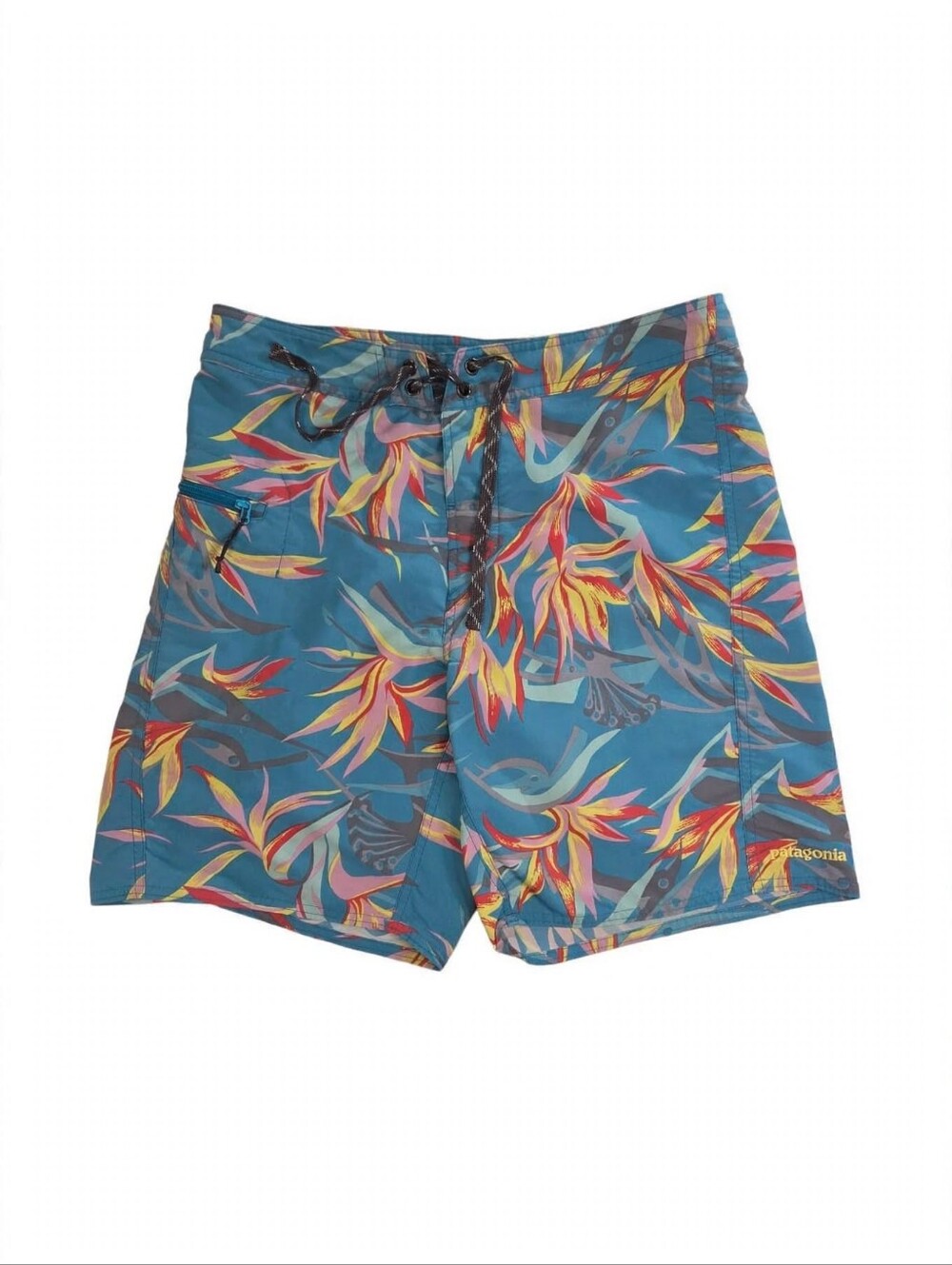 Patagonia Blue Tropical Floral Boardshorts Mens 31